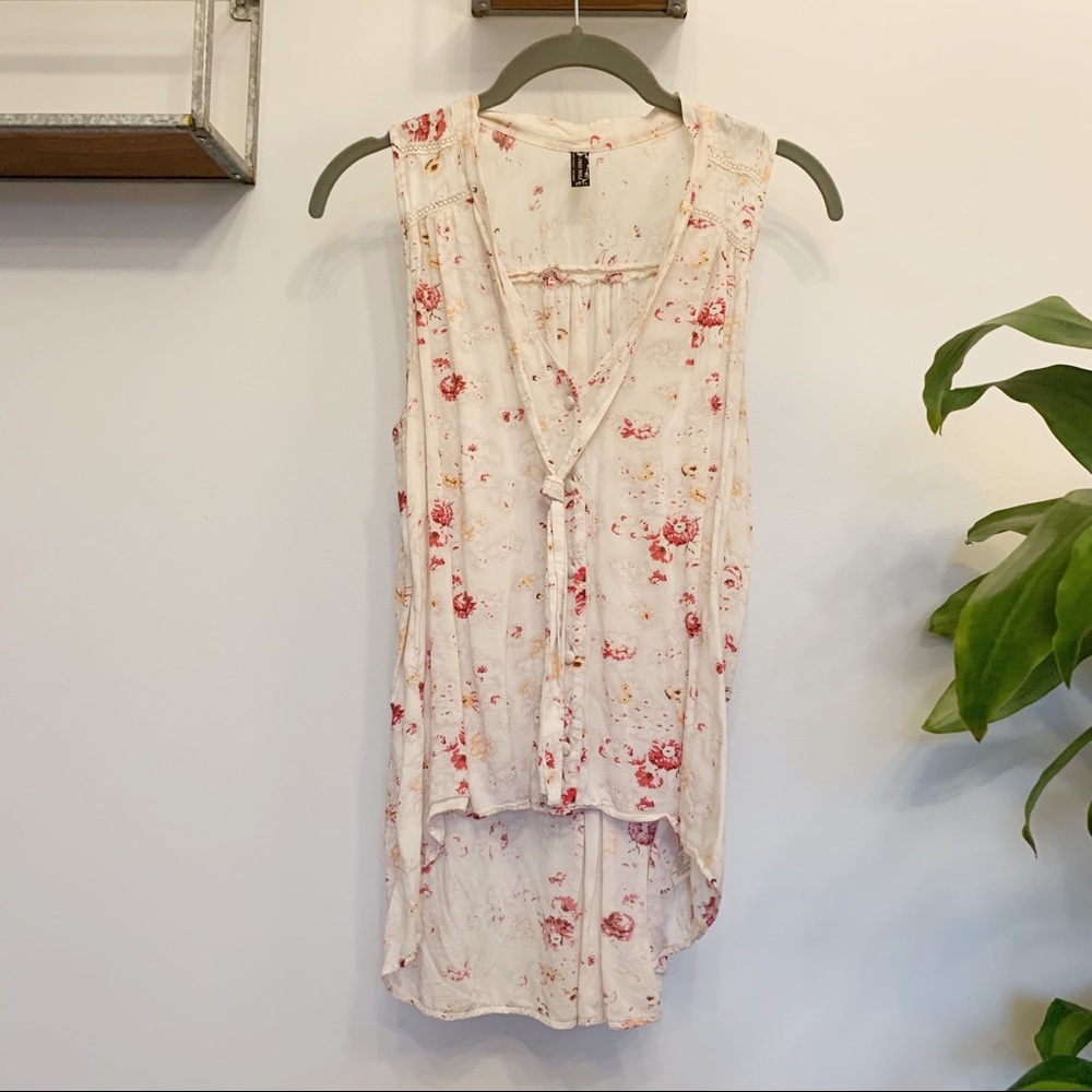 Free People high-low Blouse